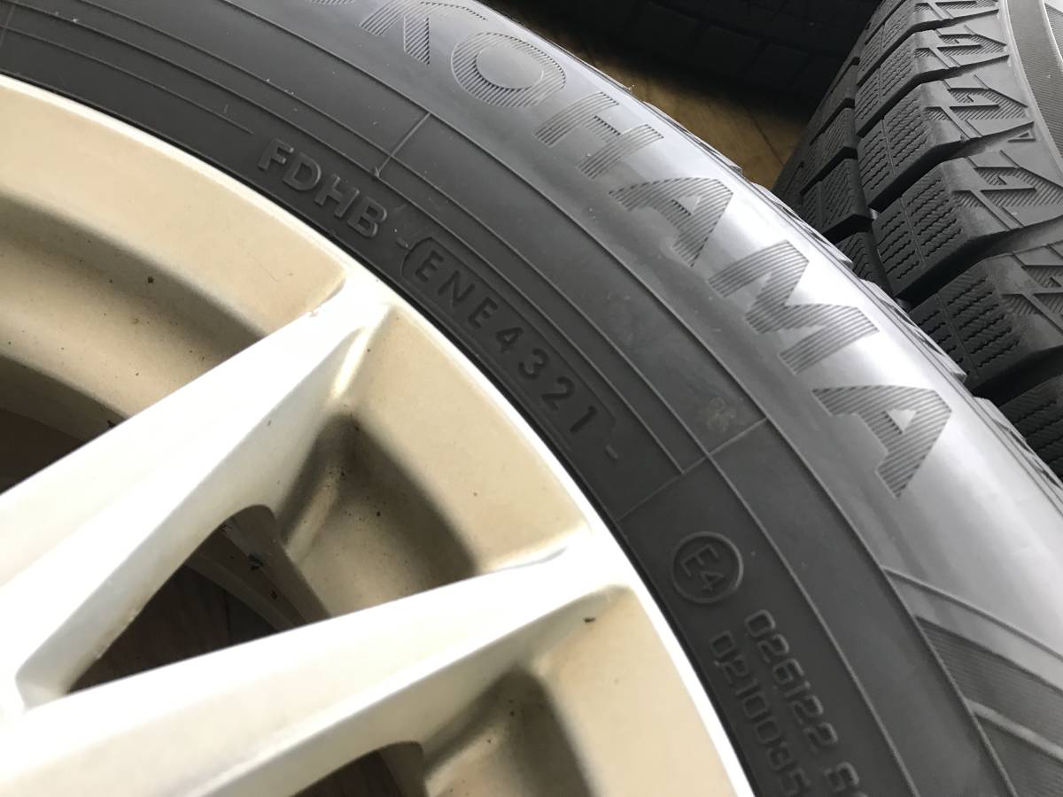 スタッドレス ヨコハマ IG60 21年製 215/65R16 PCD100-5穴 アルミホイールセット 4本 SH5 SHJ フォレスター XV アウトバック_画像3