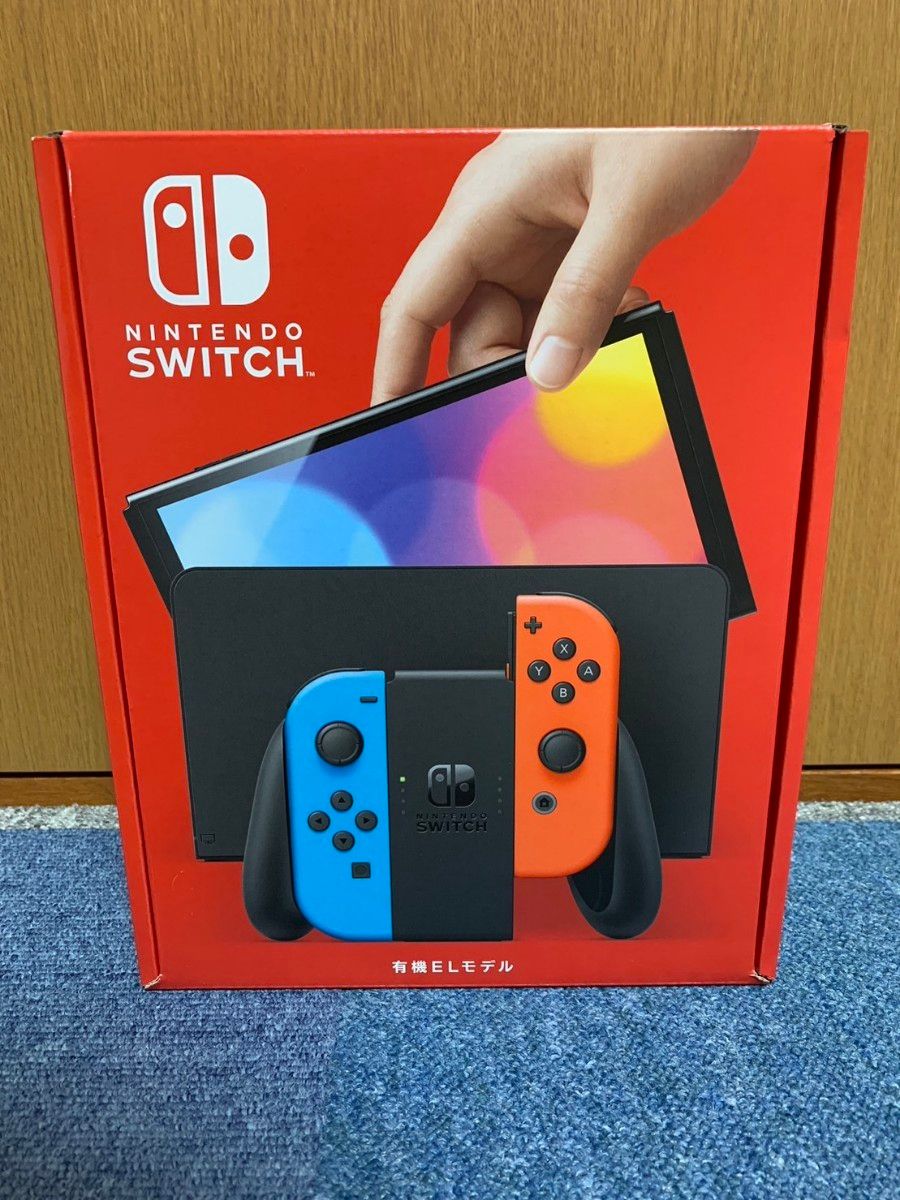 新品未開封 Nintendo Switch 本体 有機ELモデル ネオンブルー ネオン