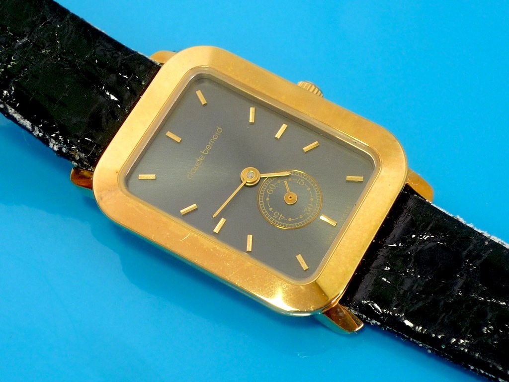 参考83,000円 Claude Bernard クロードベルナール 高級感 腕時計 未使用 レディース スイス製 ベルトレザー ワニ革 クロコダイル 箱 _QP6_画像5