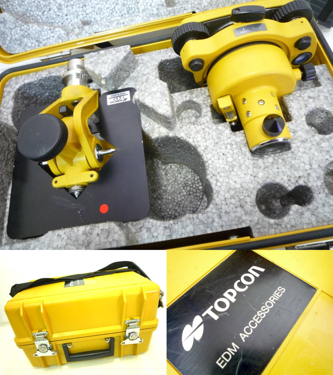 D. TOPCON トプコン 1素子プリズム EDM ACCESSORIES-3 反射 D. TOPCON トプコン 1素子プリズム EDM ACCESSORIES-3 反射
