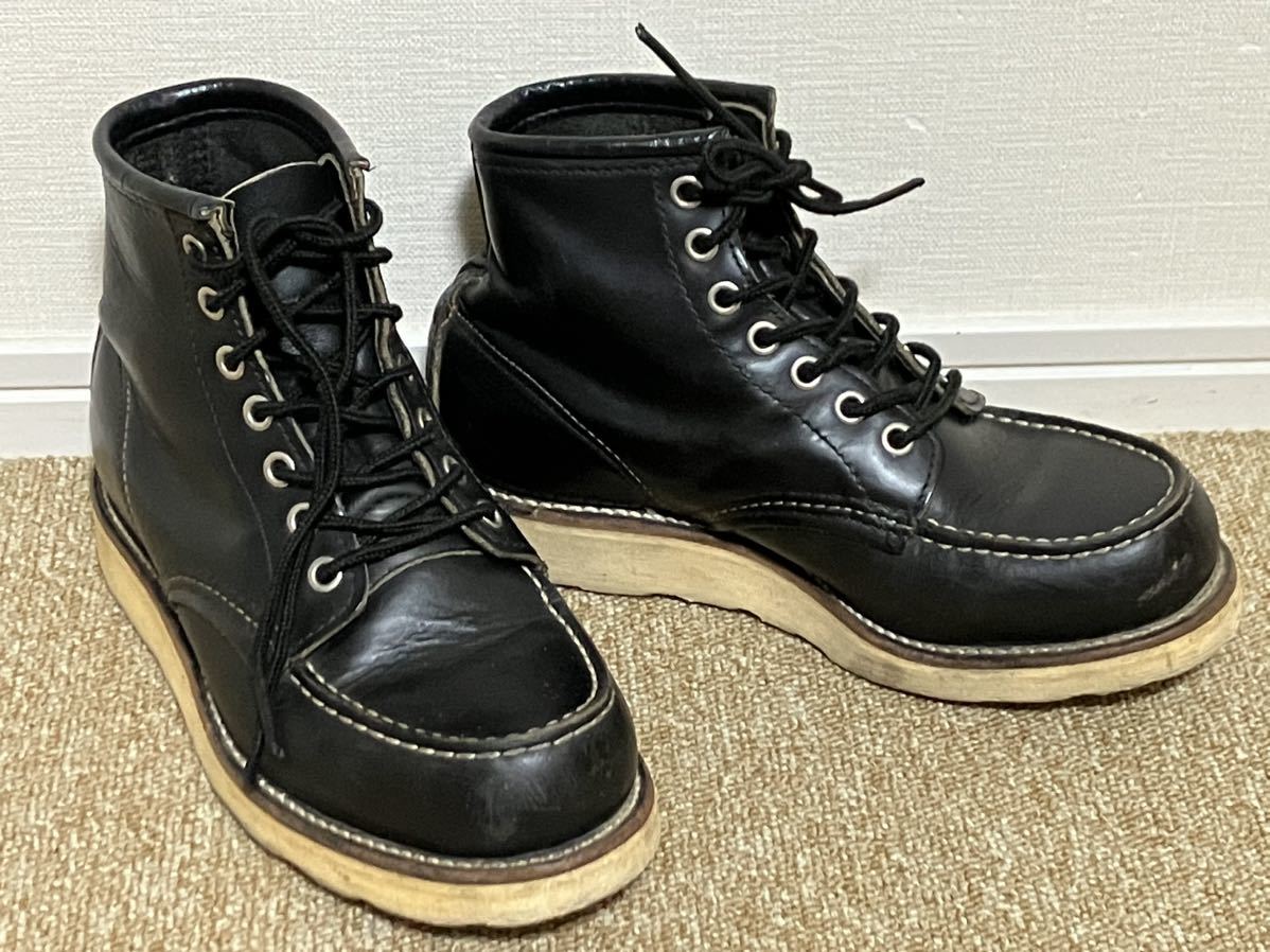 G21☆送料無料☆REDWING/レッドウイング『8179』アイリッシュセッター モックトゥブーツ 刺繍羽タグ サイズ4E(22.5CM) 現状品_画像2