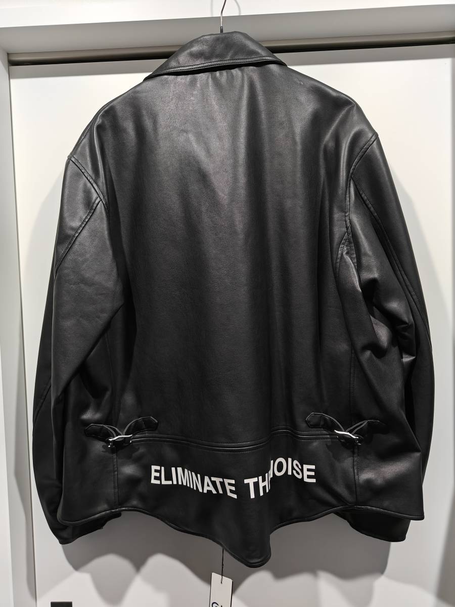 【新品、未使用】GU × UNDERCOVER フェイクレザージャケット ダブル ライダース サイズXXL ジーユー × アンダーカバー