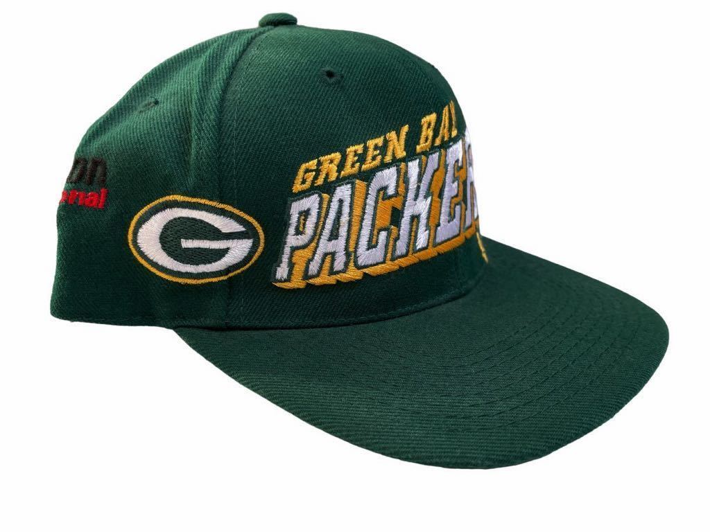 デッド!! 希少!! 90s NFL Green Bay Packers Shadow snapback cap Pro Line Sports グリーンベイパッカーズ キャップ ビンテージ_画像2