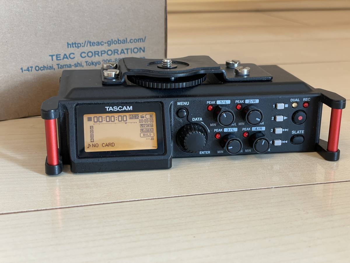 最も優遇の □超極上品□ 現在 DSLR用リニアPCMレコーダー DR-70D