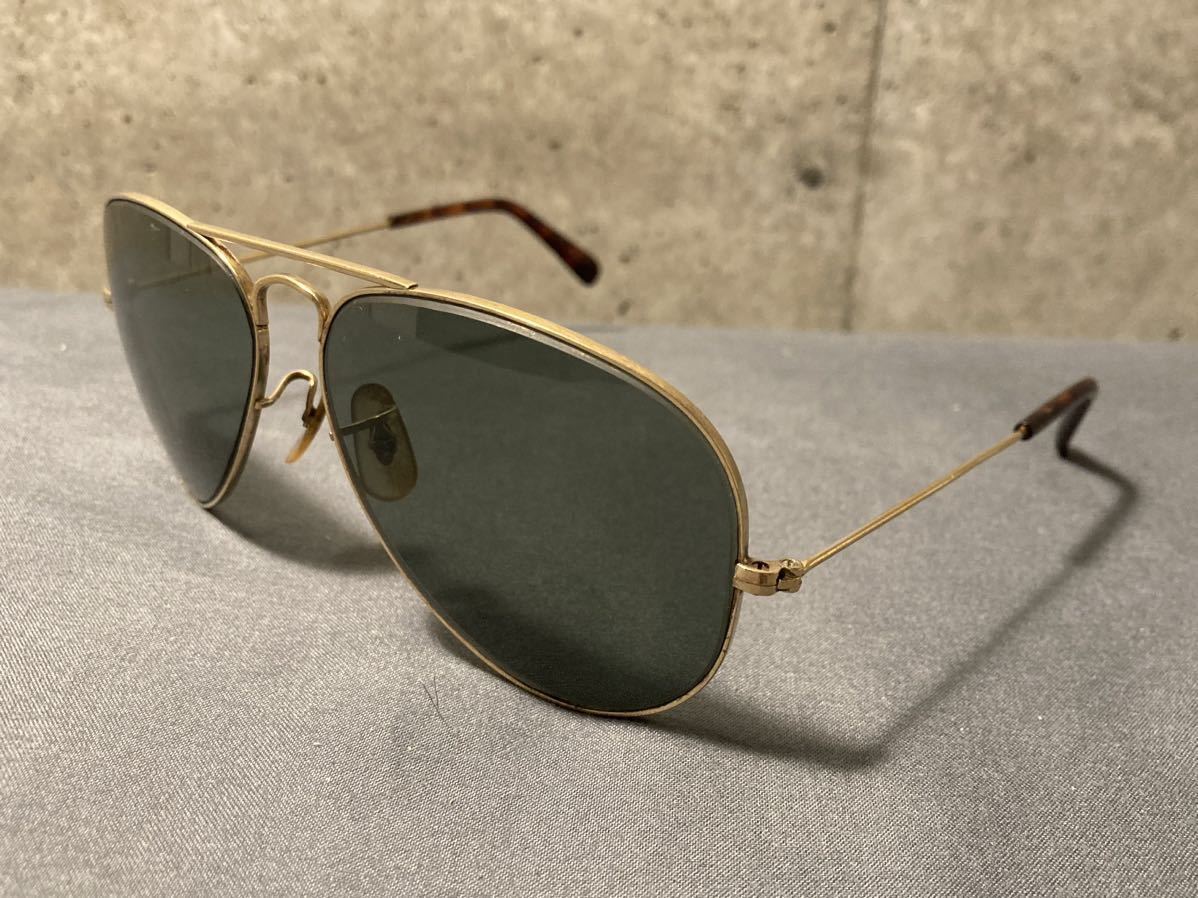 アビエーター フレーム サングラス 希少 当時物 ヴィンテージ Ray-Ban アビエーター aviator