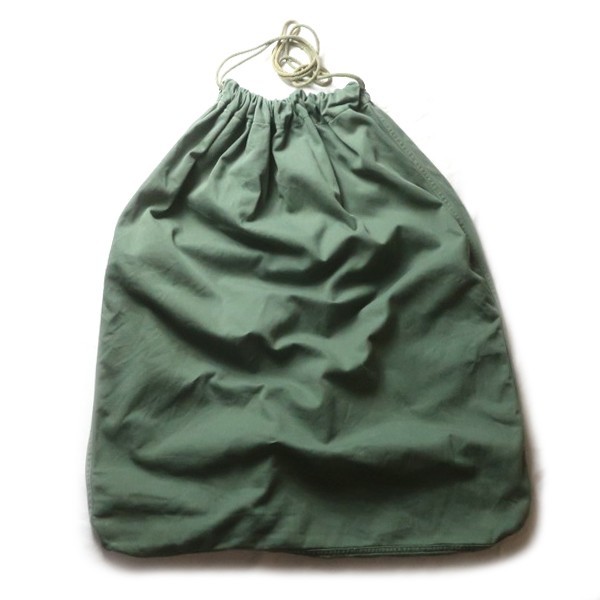 U.S.ARMY! 60s USA製 米軍 ヴィンテージ ミリタリー バラック ランドリーバッグ 巾着袋 カーキ グリーン 緑 大きいサイズ 希少 02_画像2