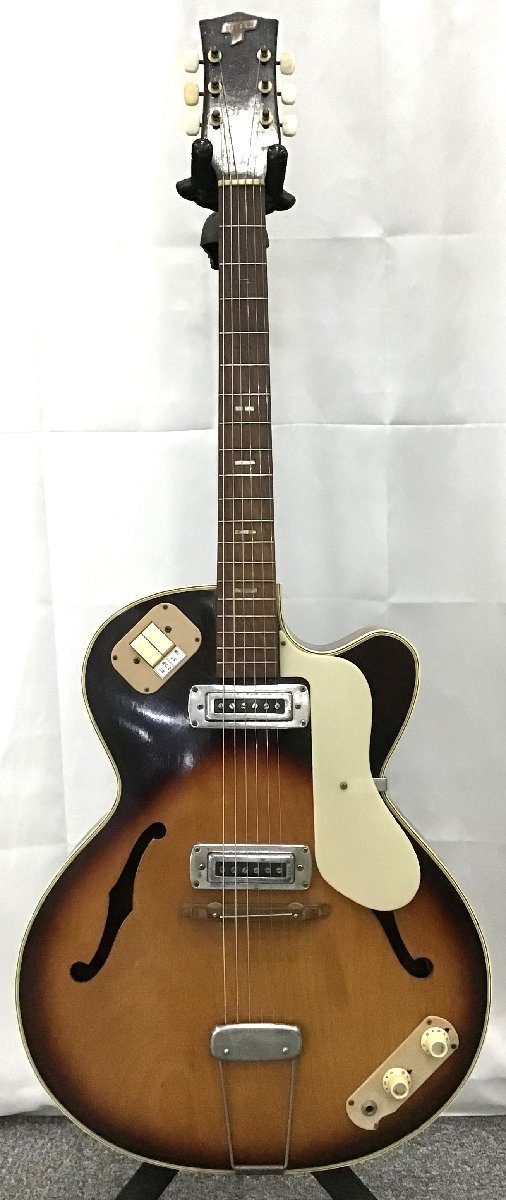 中古】TEISCO テスコ EP-14 ビザール フルアコ エレキギター JUNK