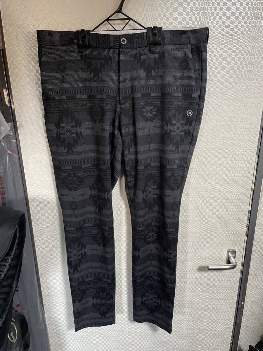 PING 秋冬物ストレッチパンツ3 L美品