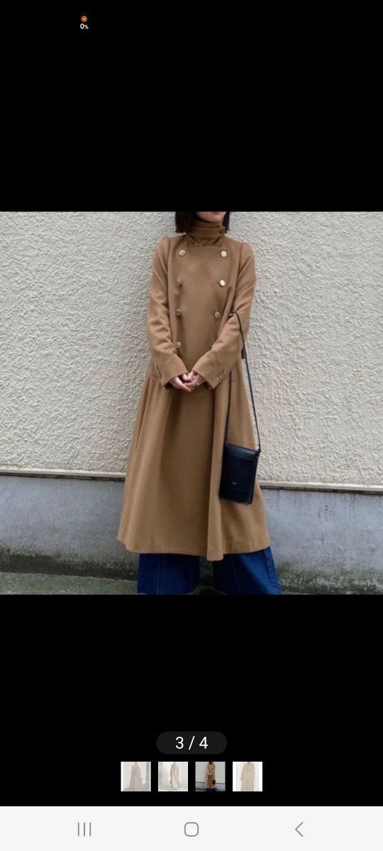 AMERI　VINTAGE　アメリヴィンテージ　CHARME FLARE LONG COAT_画像3