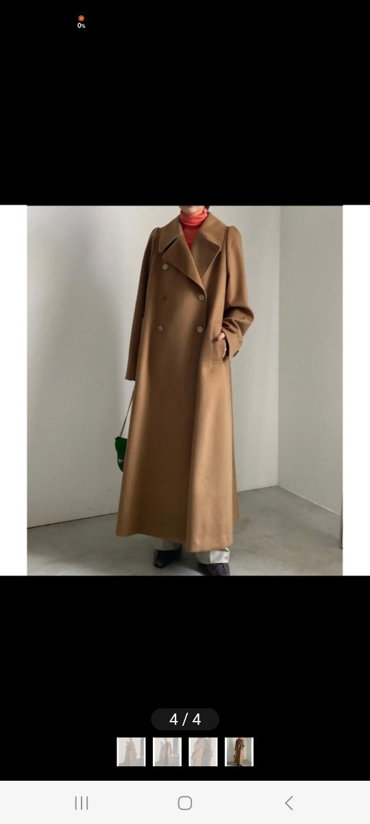 AMERI　VINTAGE　アメリヴィンテージ　CHARME FLARE LONG COAT_画像2