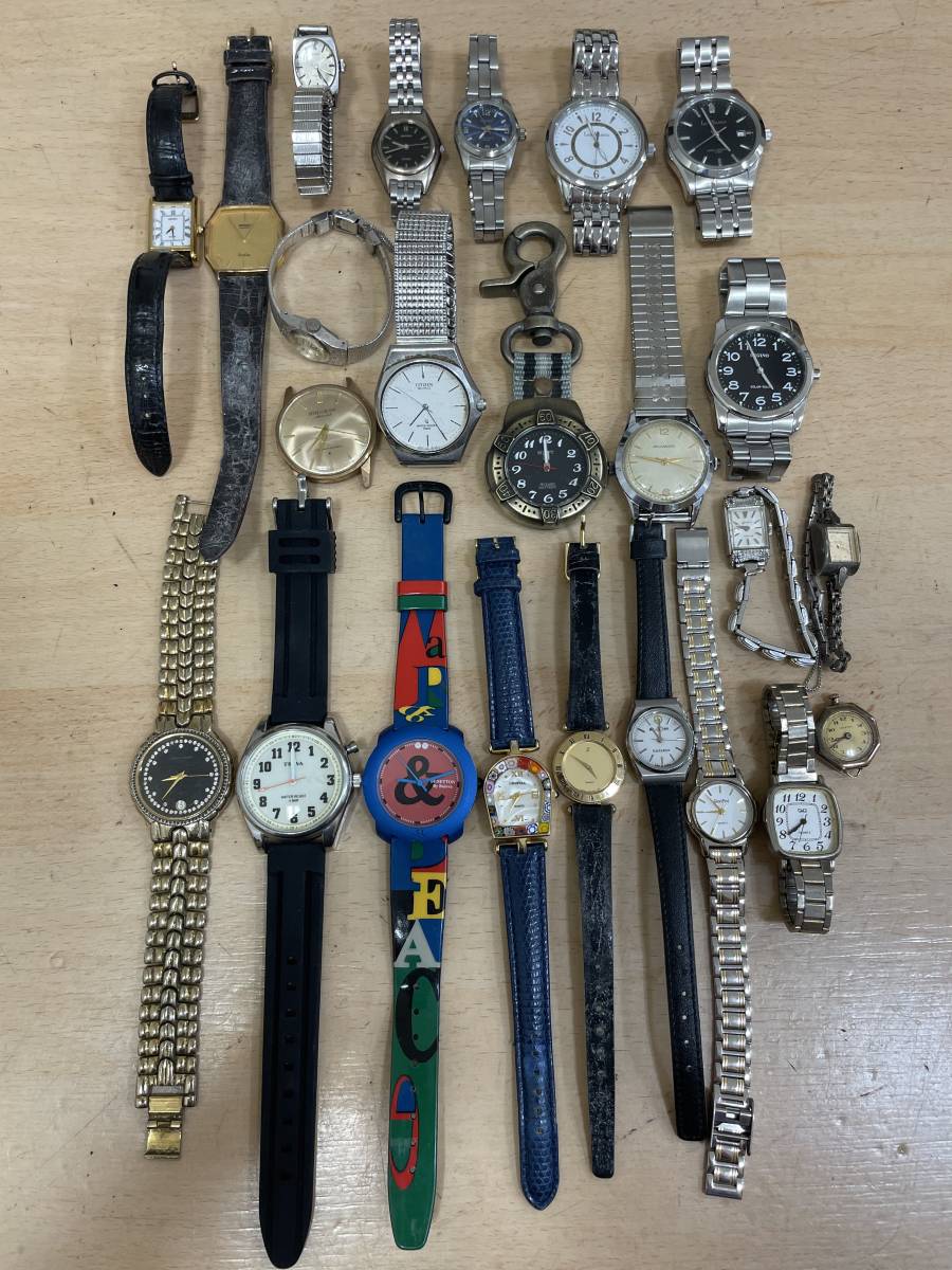 【3360】ジャンク品 時計まとめ売り SEIKO CITIZEN SCRIPT など 腕時計 約930g 中古品 現状品