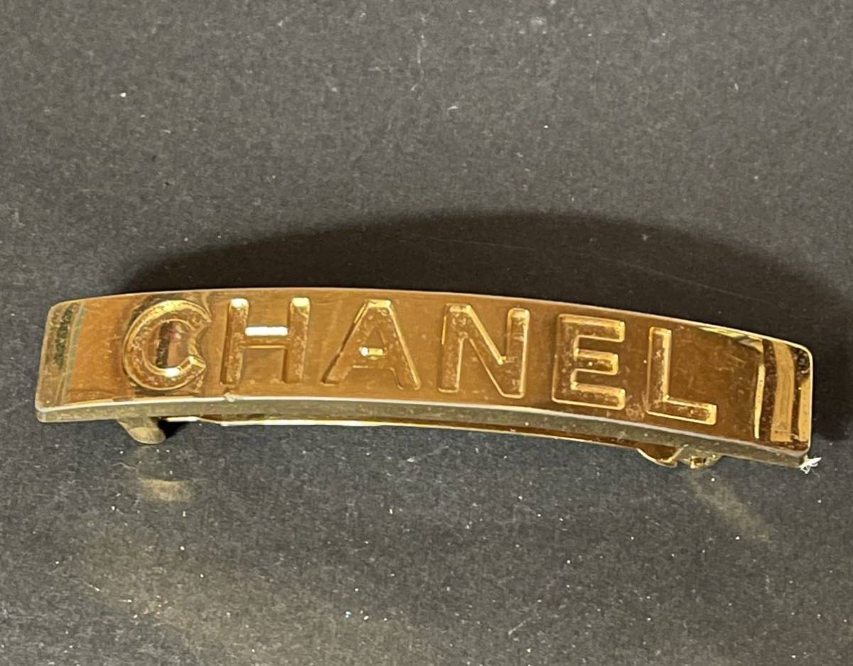 ファッションなデザイン ヴィンテージ CHANELバレッタ ヘア