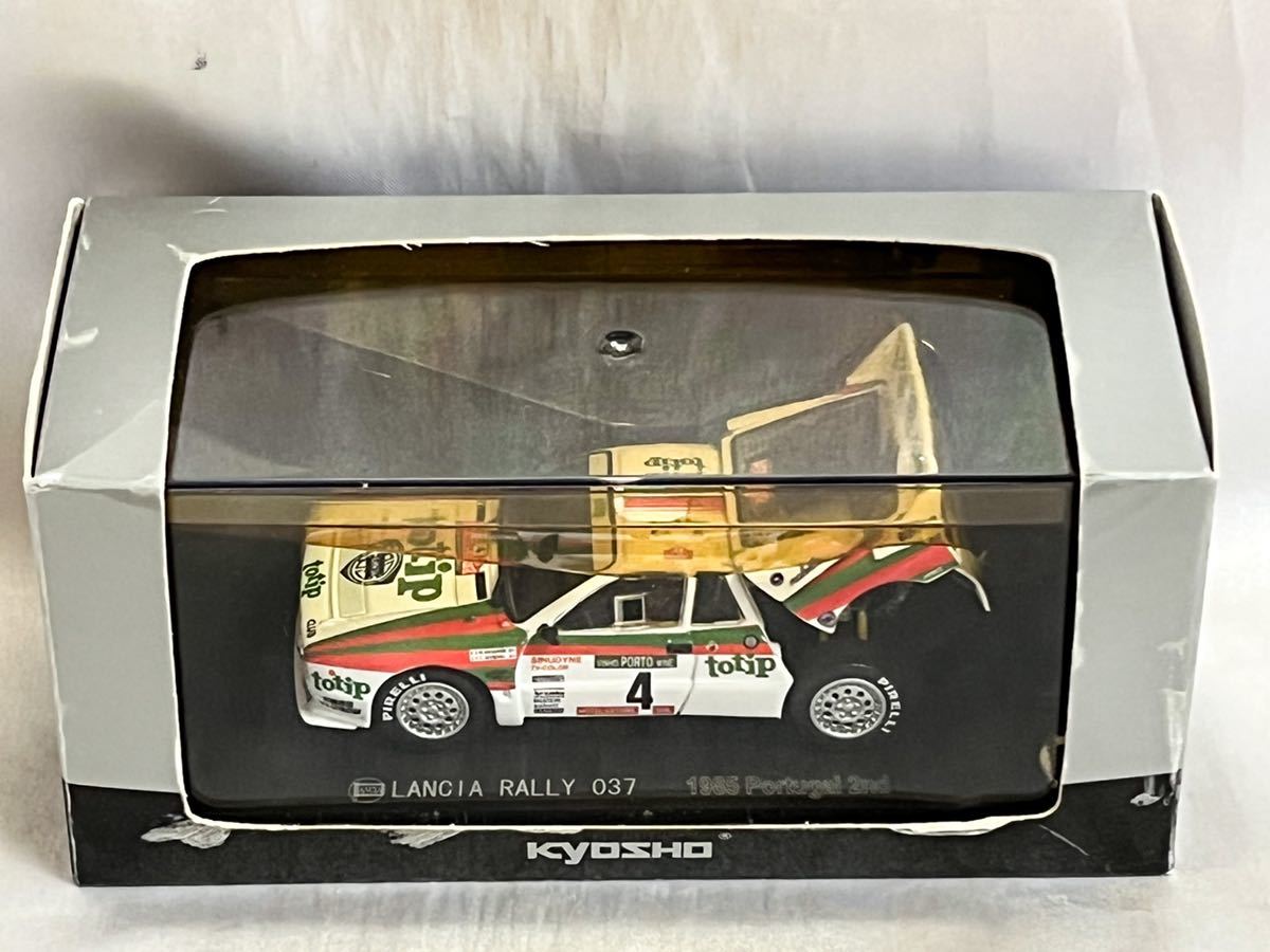  кейс нераспечатанный Kyosho 1/43 Lancia Rally 037 1985 Portugal * Rally Miki * Via Zion 