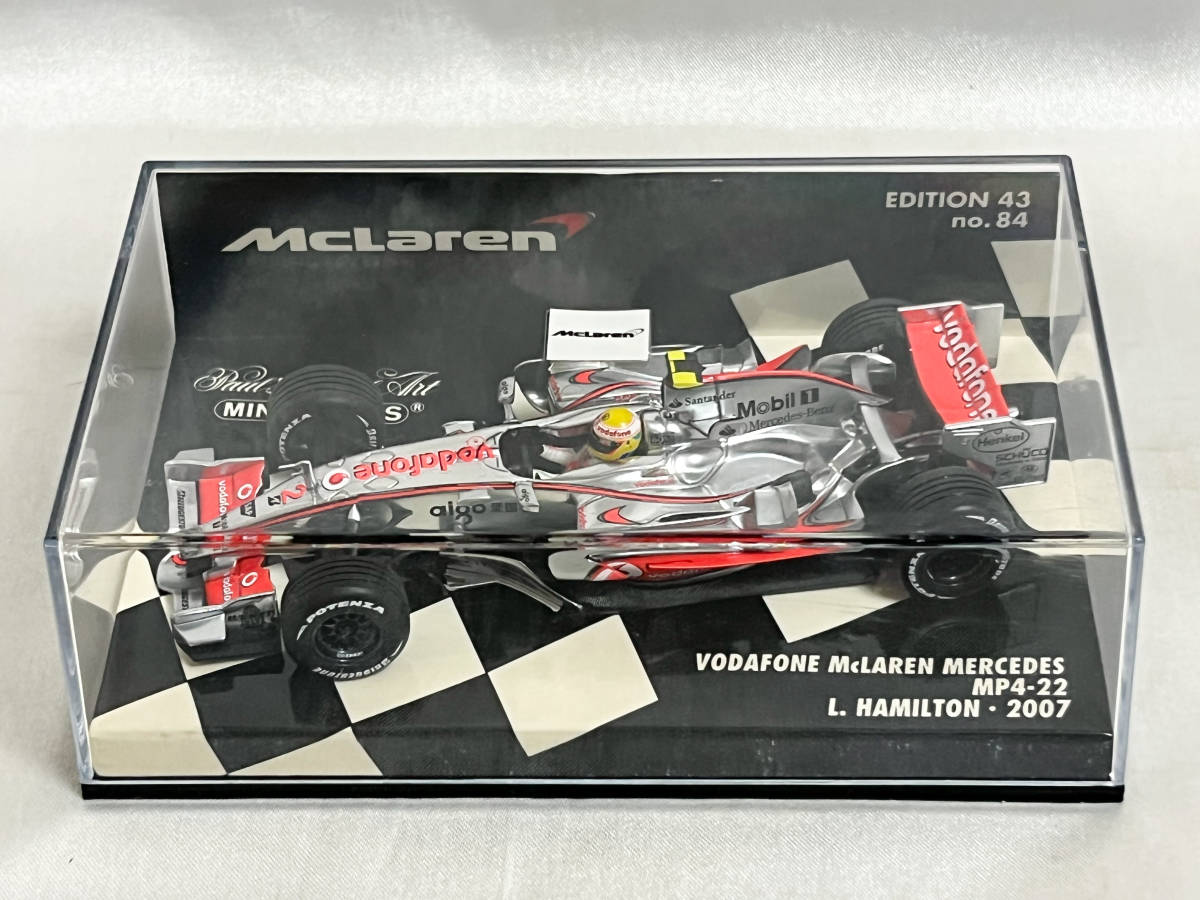 ミニチャンプス 1/43 マクラーレン・メルセデス MP4-22 F1 2007 ミニチャンプス 1/43 マクラーレン・メルセデス MP4-22 F1 2007