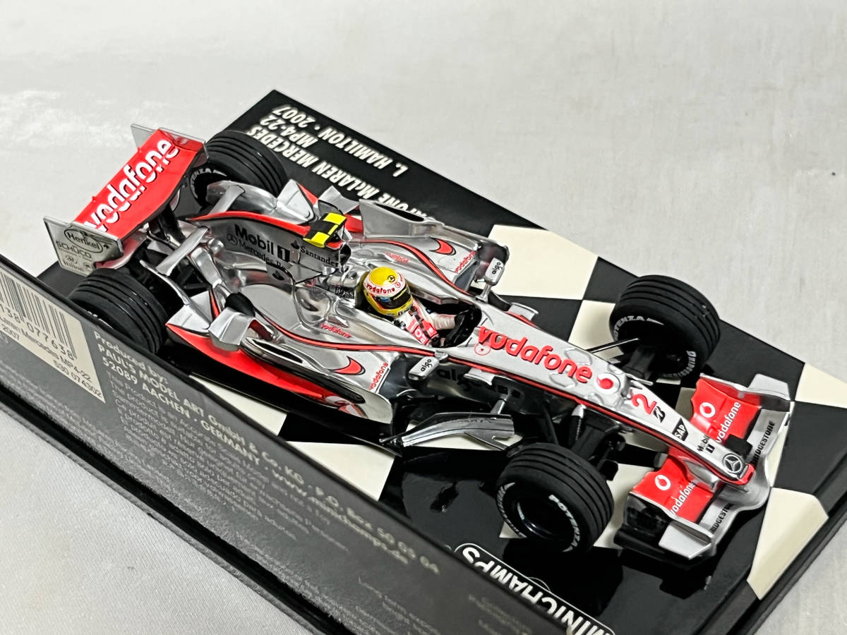 ミニチャンプス 1/43 マクラーレン・メルセデス MP4-22 F1 2007 ミニチャンプス 1/43 マクラーレン・メルセデス MP4-22 F1 2007