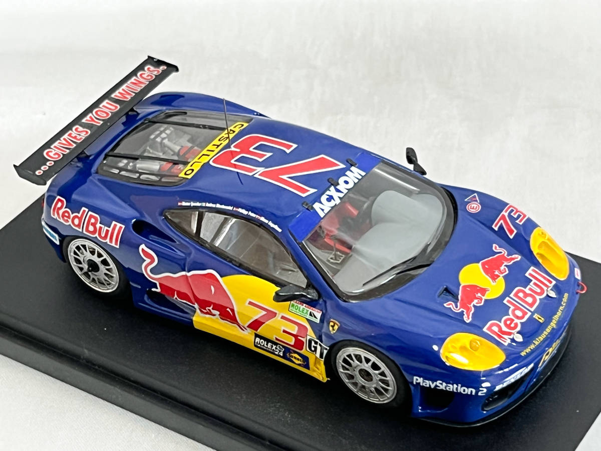 PROVENCE MOULAGE プロバンスムラージュ 1/43 フェラーリ 360 モデナGT 2004 デイトナ24時間 レッドブル_画像6