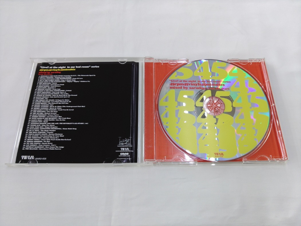 CD / 45rpm 45vinyls 45minuites 　mixed by sarudog /【J16】 / 中古_画像4
