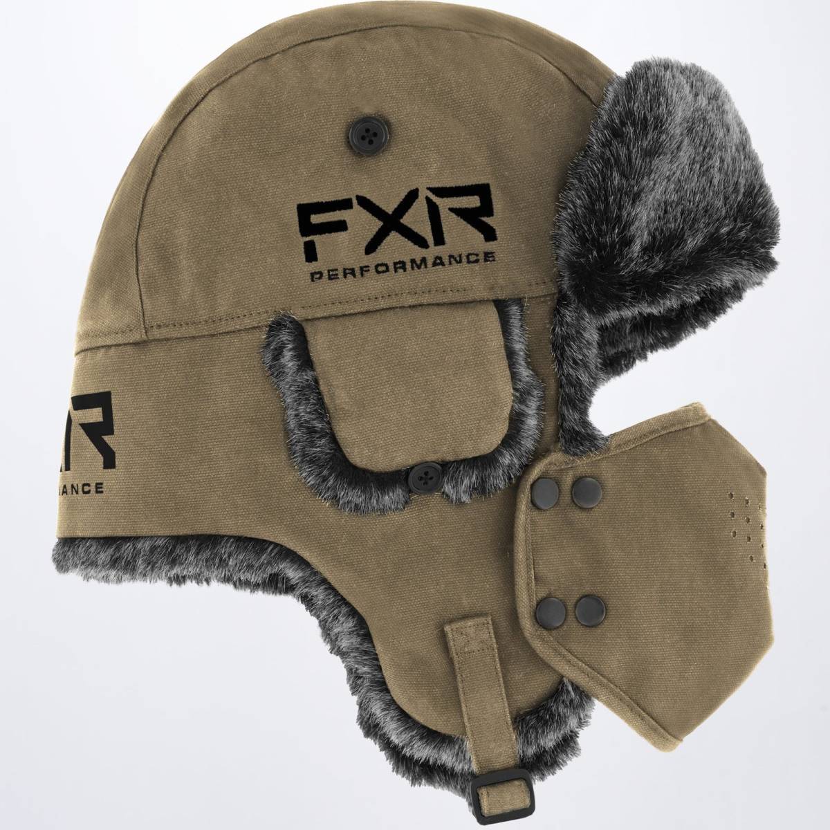 FXR Racing スノーモービル 防寒 帽子 Trapper Hat トラッパー ハット キャンバス Canvas L/XLサイズ 新品未使用 ● レターパックプラス_イメージ写真