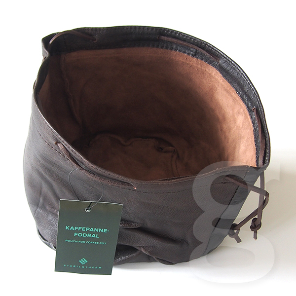 送料コミ追跡アリ◆新品◆STABILOTHERM ストレージバッグ レザー製 ケトル向け★kaffepanne fodral pouch for coffee pot トランギア_画像4