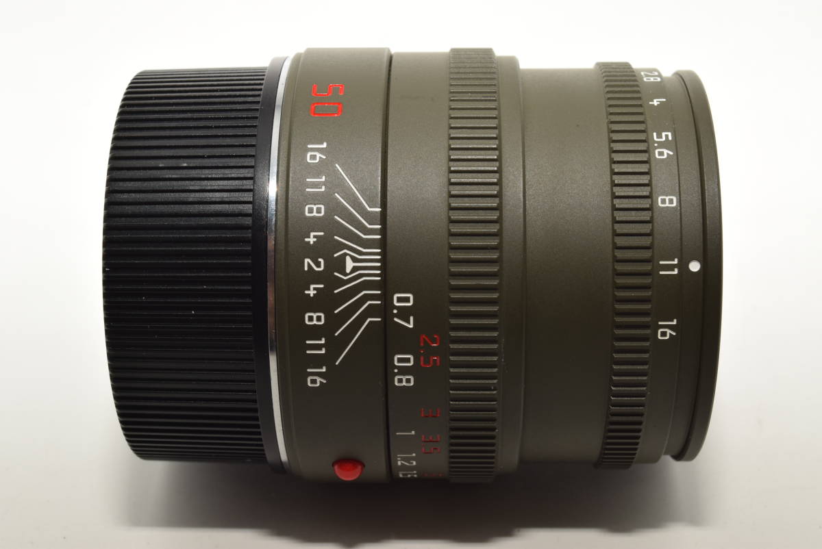 【超貴重でレアな極上品】 Leica ライカ SUMMICRON-M 50mm F2 Safari 世界限定500本！_画像5