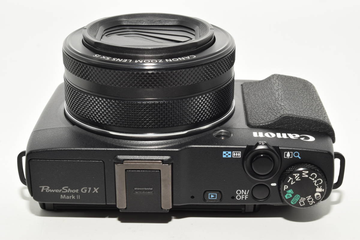 【極上品】 Canon デジタルカメラ Power Shot G1 X Mark II 光学5倍ズーム F値2.0 ブラック PSG1X MARKII　#6199_画像4