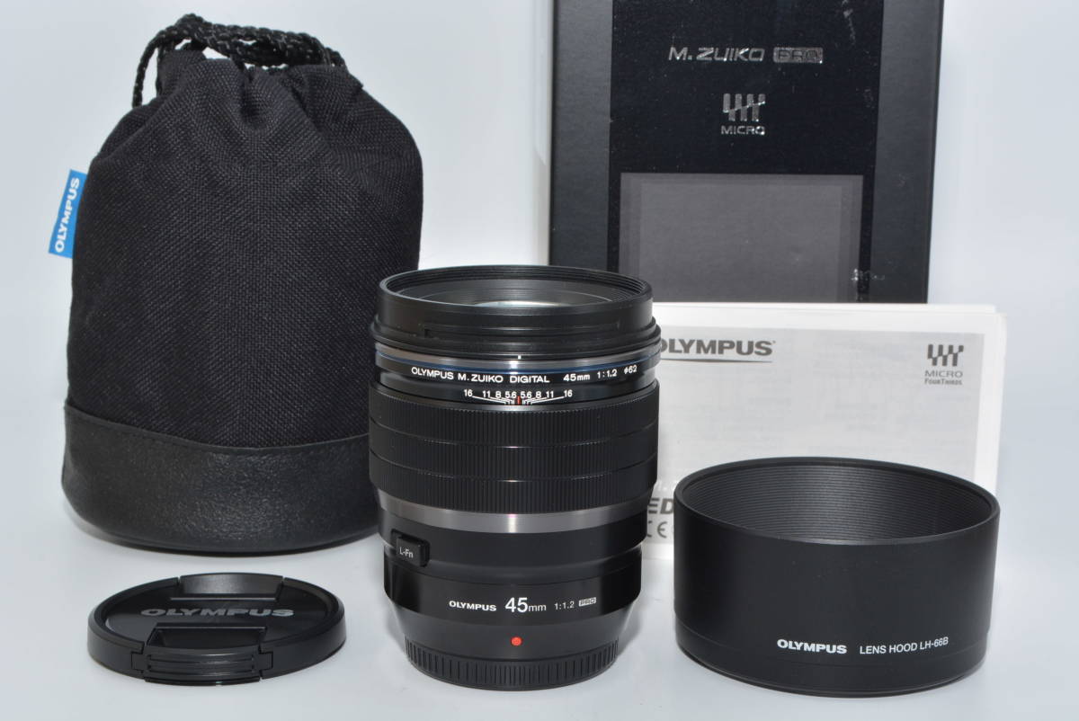 【特上品】 OLYMPUS 単焦点レンズ ED 45mm F1.2 防塵防滴耐低温 マイクロフォーサーズ用 M.ZUIKO DIGITAL ED 45mm F1.2 PRO ＃6110の画像1