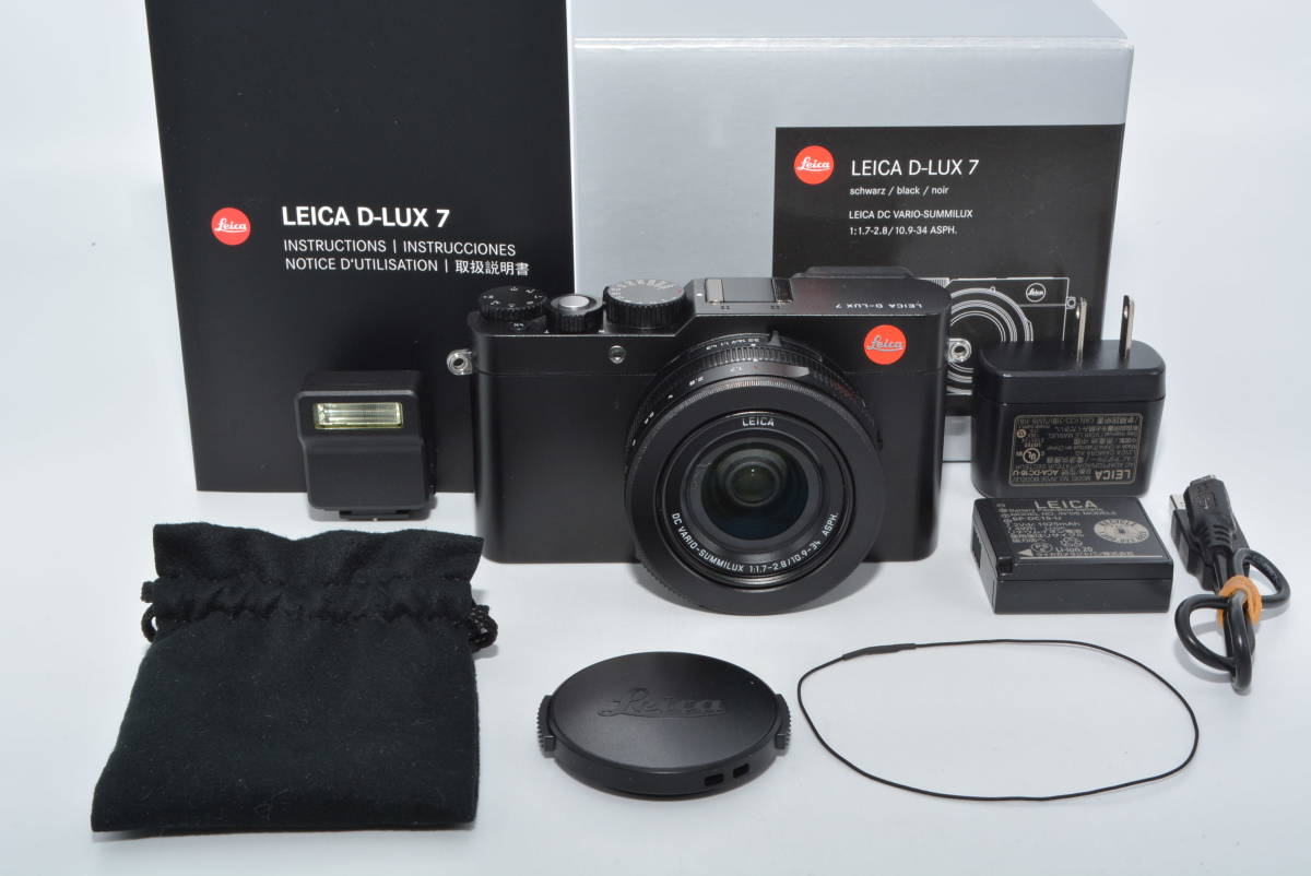 【特上品】 ライカ Leica D-LUX 7 コンパクトデジタルカメラ ブラック 19141　#6258