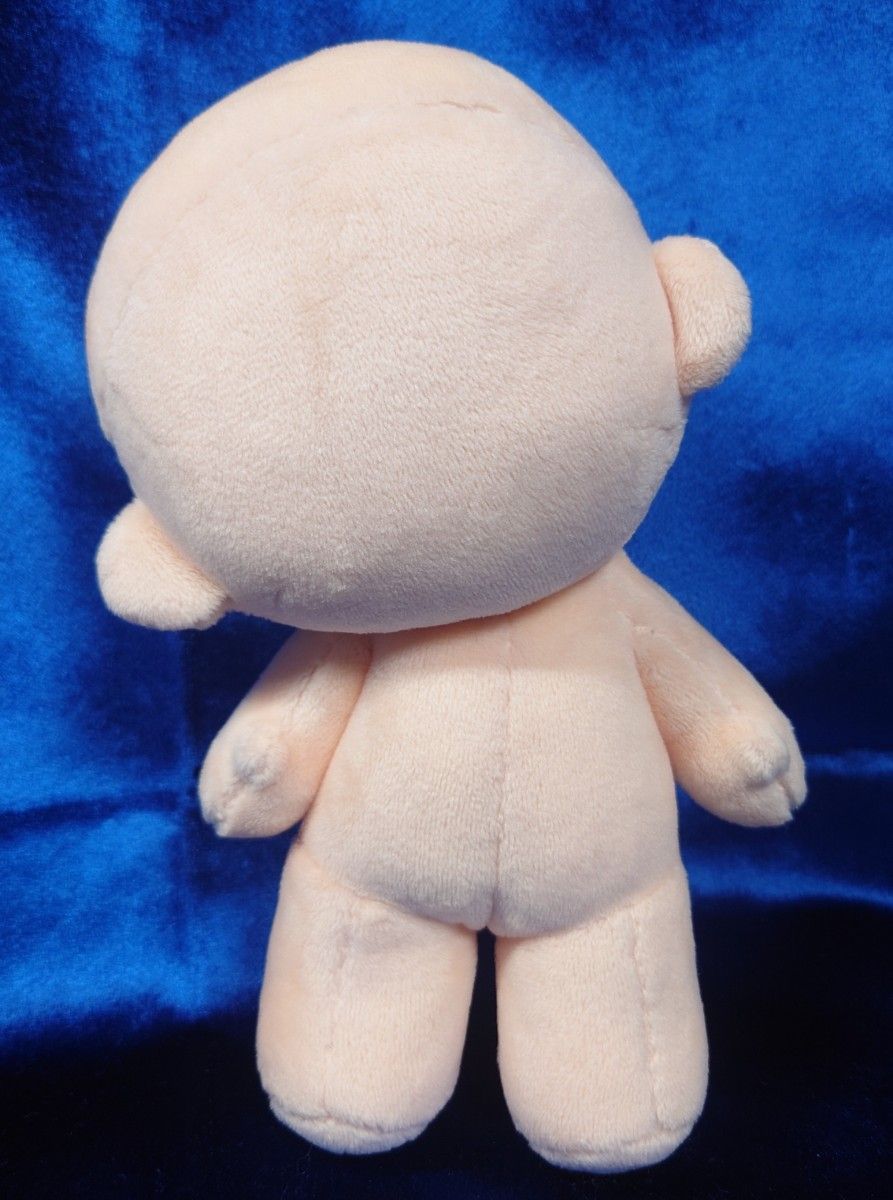 素体(大) ペールオレンジ スケルトン入り ハンドメイド ぬいぐるみ