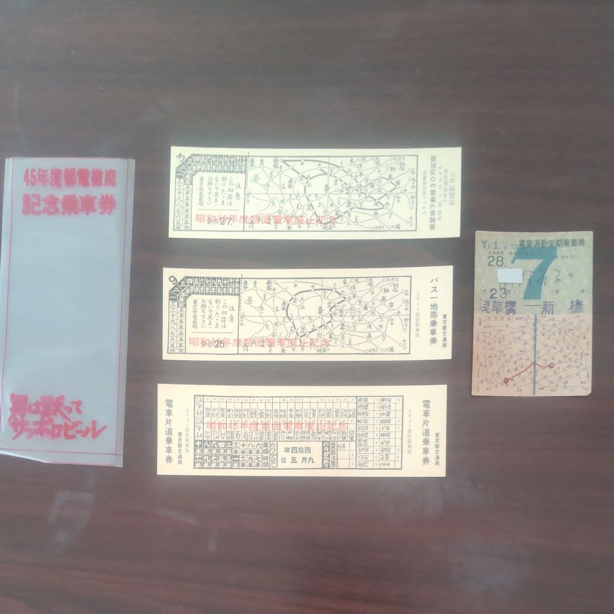 東京都交通局、記念乗車券、定期券