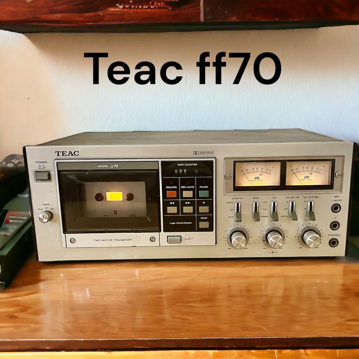 Teac ff70ティアック カセットデッキ 通電確認済みの画像1