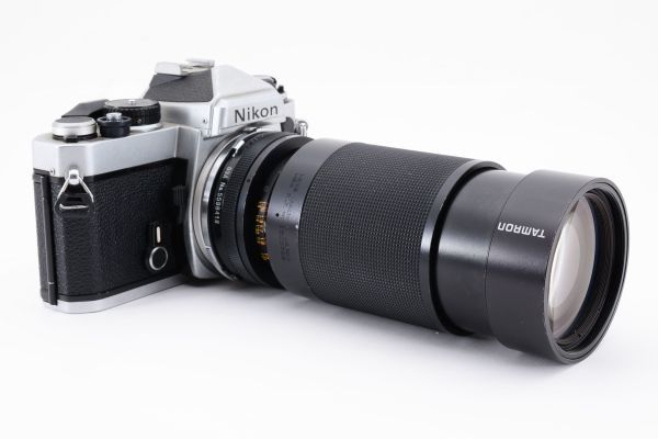 #2148 ニコン Nikon FE + TAMRON 80-210mm F3.8-4 フィルム 一眼レフ カメラ [動作確認済]_画像3