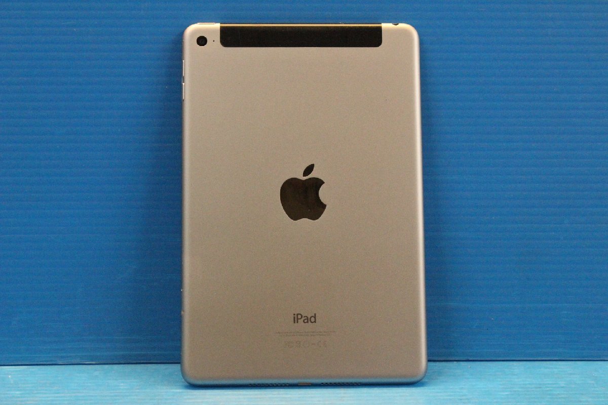 ■Apple■ iPad mini 4 Wi-Fi+Cellular 32GB スペースグレイ SoftBank [MNWE2J/A] 利用制限判定【〇】確認済み_画像2