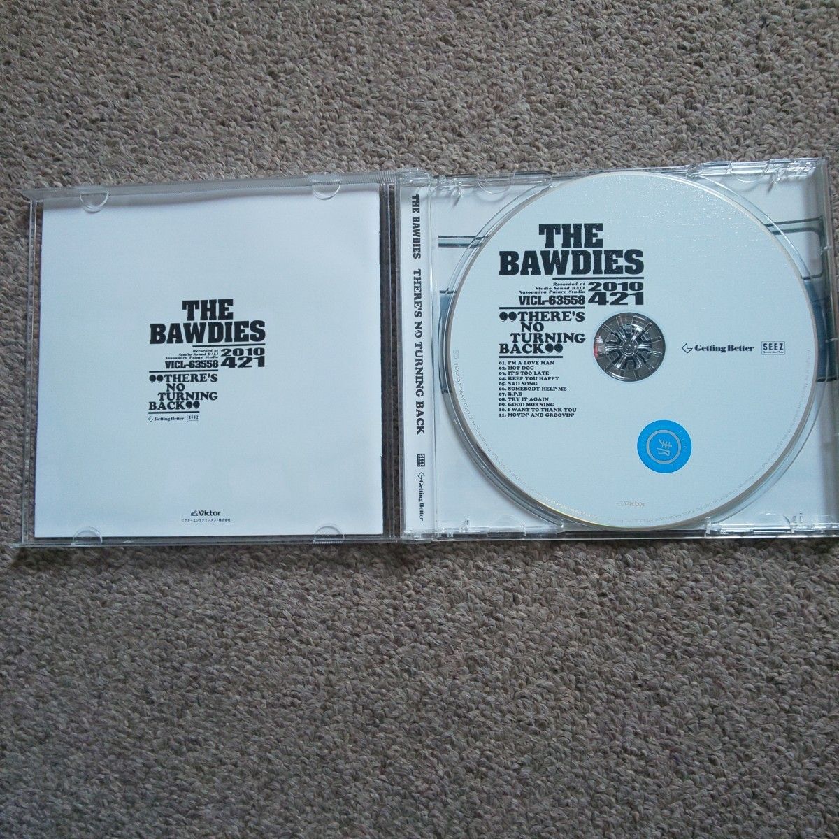 (CD)THE BAWDIES /THERE'S NO TURNING BACK