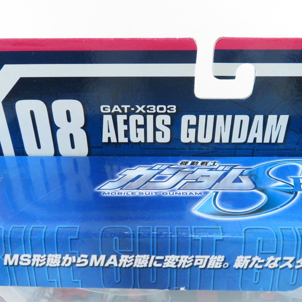 美品 バンダイ Advanced MS IN ACTION GAT-X303 イージスガンダム 可動フィギュア SEED ガンプラ プラモデル ホビー トイ HY589C_画像3