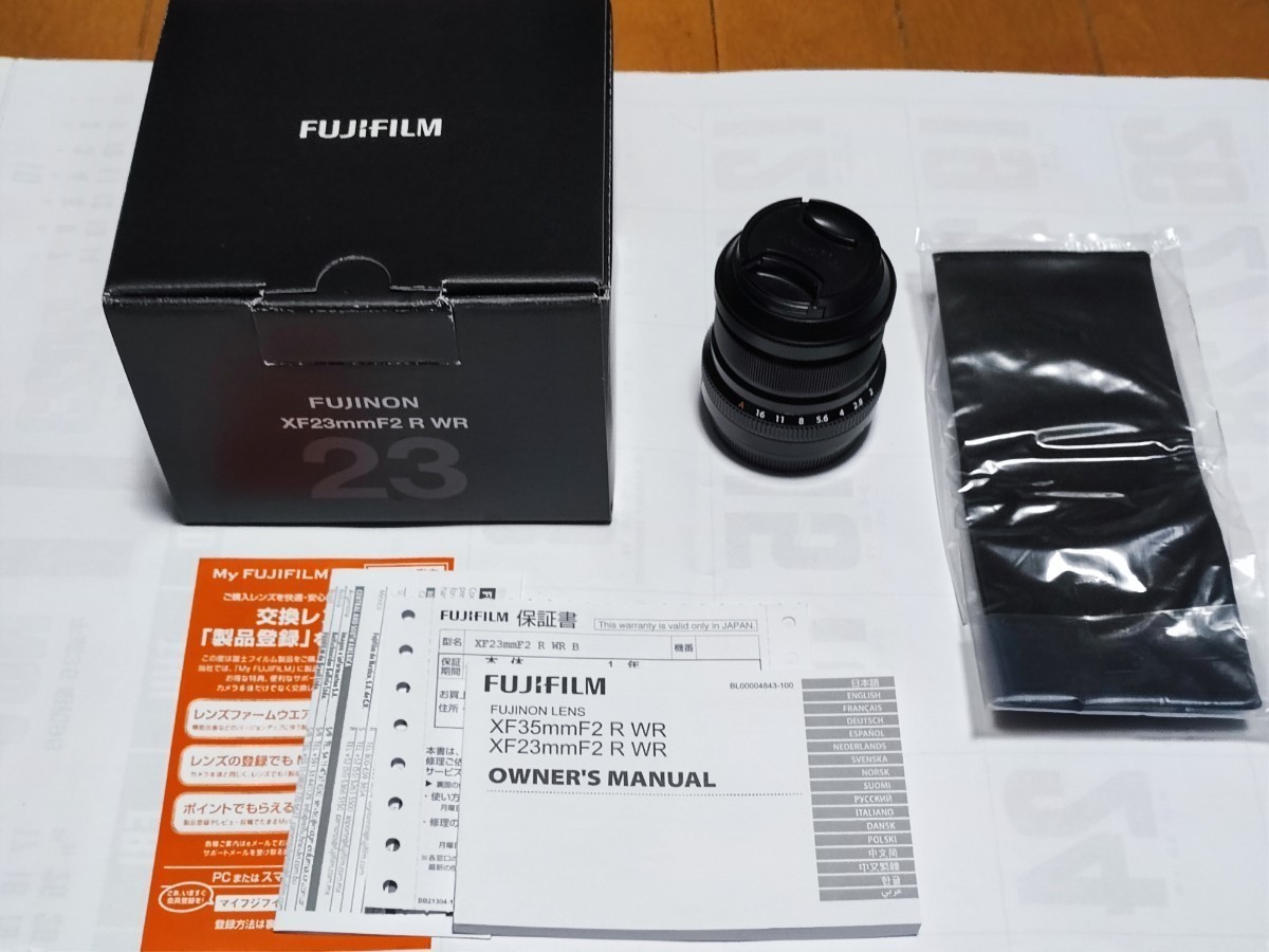 Sản phẩm 富士フイルム FUJIFILM XF23mmF2 R WR 美品富士フイルム