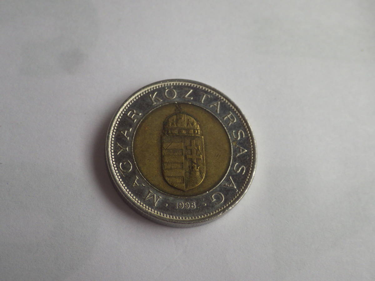 硬貨　ハンガリー　１００フォント_画像2