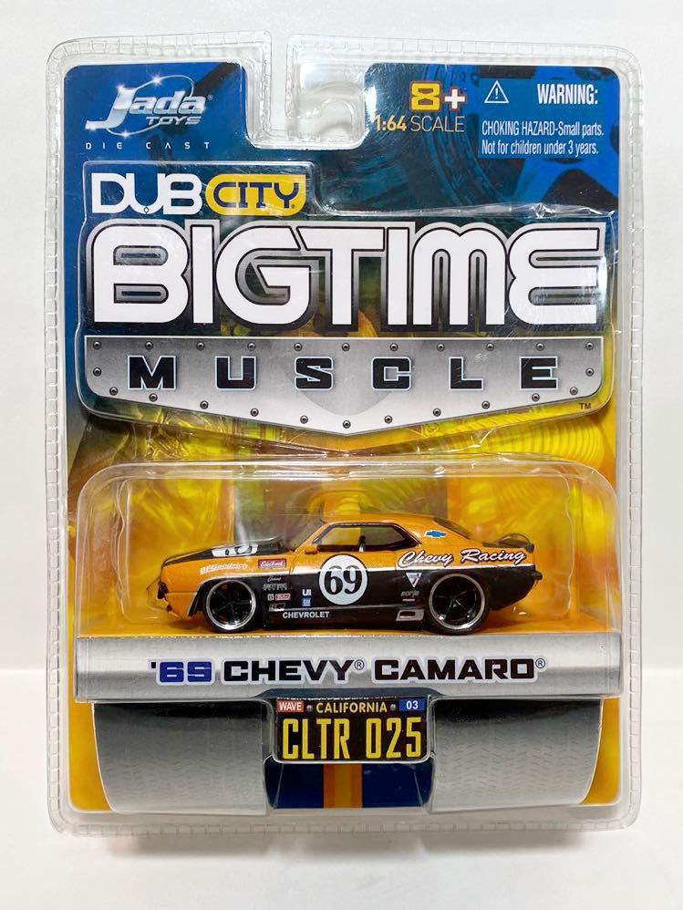 JADA 1/64 BIG TIME MUSCLE wave3 '69 CHEVY CAMARO シェビー　カマロ　シェビーレーシング_画像1