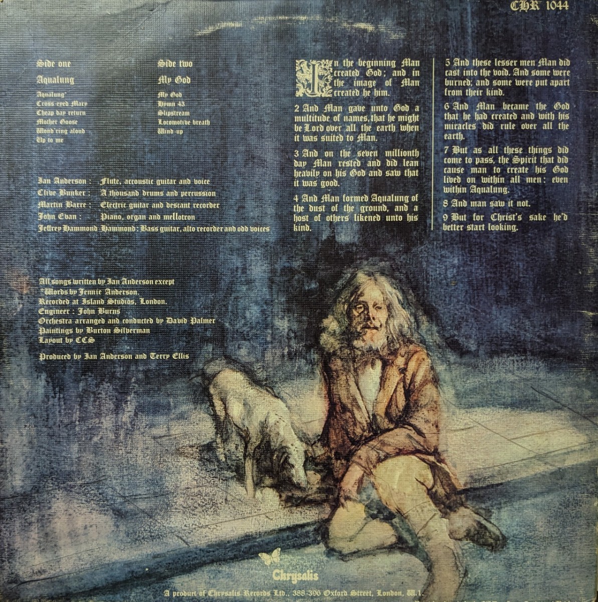 ◎特選◎JETHRO TULL/AQUALUNG1971'USA CHRYSALIS RE-PRESS_画像2