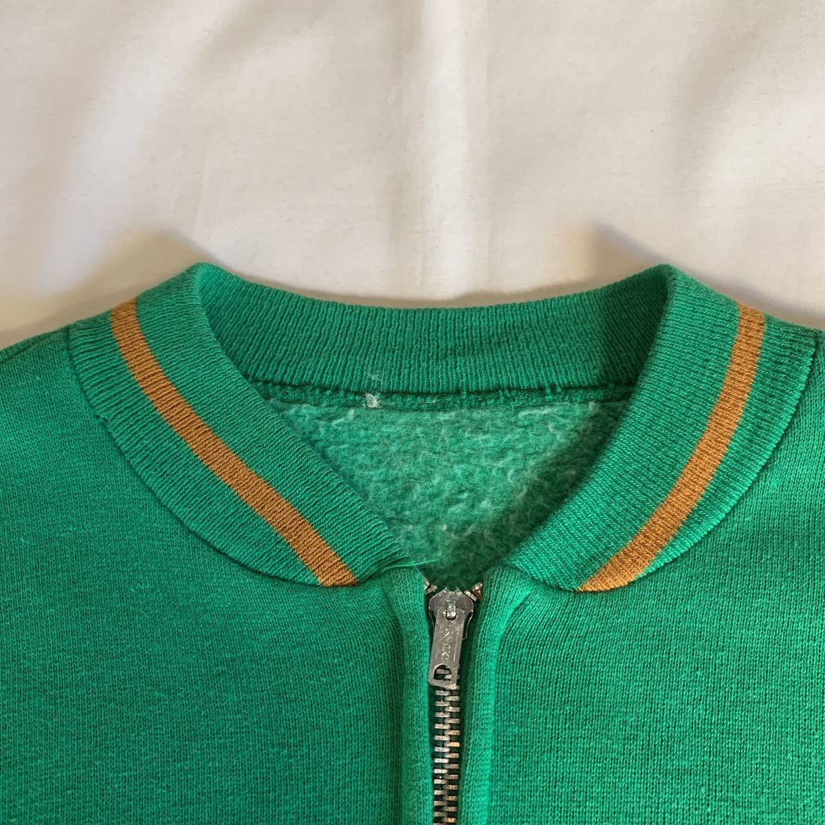 60s ZIPUP SWEAT CARDIGAN ヴィンテージ ビンテージ ジップアップ スウェットカーディガン スラッシュポケット リブライン 50s NATIONAL_画像4