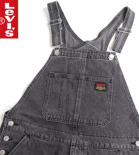 新品/1～2点■Levi'sリーバイス■ヴィンテージクラシックOVERALL オーバーオールサロペット USAモデルユニセックス/79107/BLK/L■12100円を_画像1