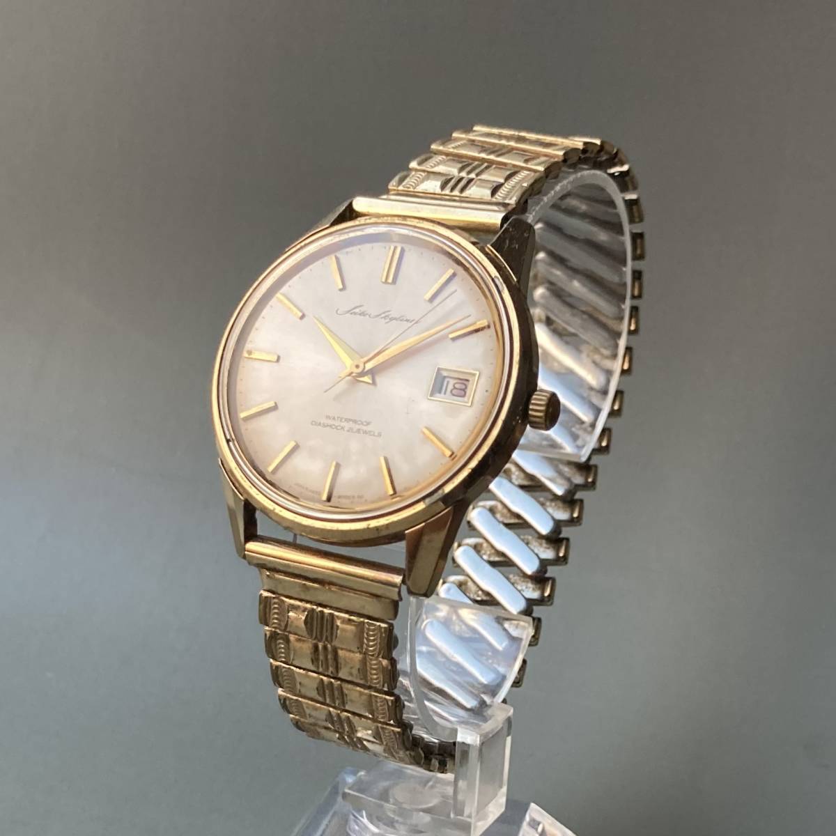 【動作良好】セイコー スカイライナー アンティーク 腕時計 1968年 手巻き SEIKO SkyLiner ケース径36㎜ ビンテージ ウォッチ 男性の画像2
