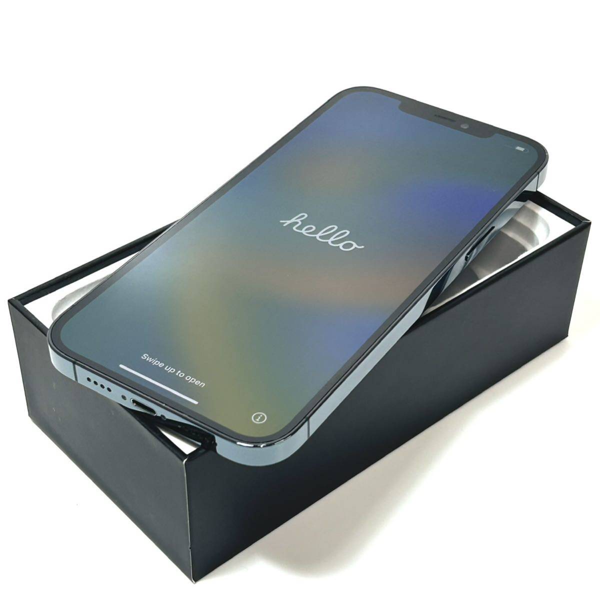 【ジャンク品】Apple｜iPhone 12 Pro Max 128GB｜SIMフリー｜最大バッテリー容量86%｜パシフィックブルー｜動作確認済｜速達発送可_画像4