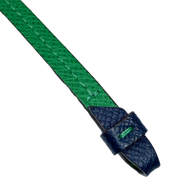 LOUIS VUITTON Louis Vuitton BC0135 двусторонний браслет крюк ito браслет латунь re кожа Logo зеленый 