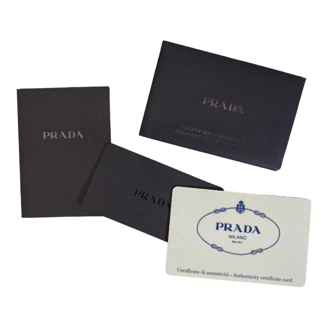 PRADA プラダ VA0883 トートバッグ 肩掛け 手持ち鞄 ロゴ 三角プレート カモフラージュ 迷彩柄 レザー ナイロン ブラック マルチカラ―_画像9