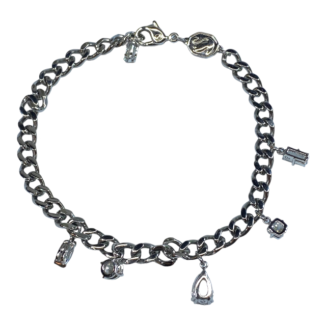 SWAROVSKI Swarovski браслет браслет аксессуары ювелирные изделия мелкие вещи Logo metal стразы серебряный 