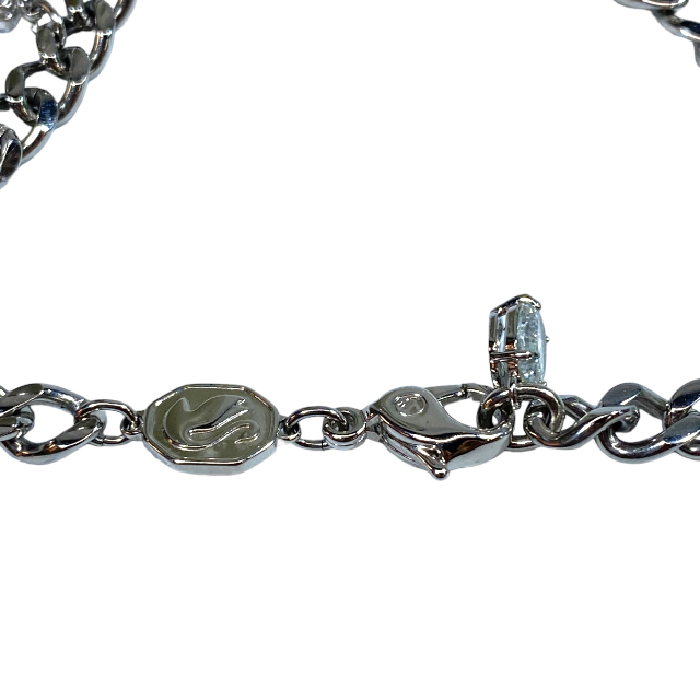 SWAROVSKI Swarovski браслет браслет аксессуары ювелирные изделия мелкие вещи Logo metal стразы серебряный 