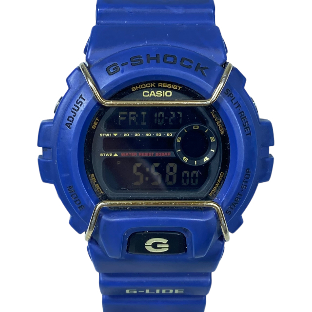 【稼働品】CASIO カシオ G-SHOCK GLS-6900 G-LIDE Gライド デジタル クオーツ 腕時計 ブルー ベージュ ブラック