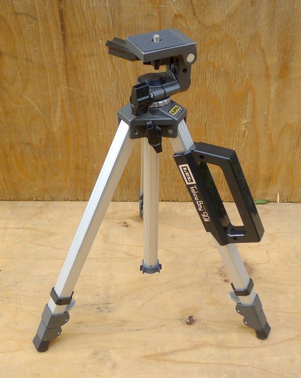 j029 LPL Teknoboy 901 三脚 カメラスタンド カメラアクセサリー サイズ：約 幅42×高さ11.5×奥行10ｃｍ /100_画像3