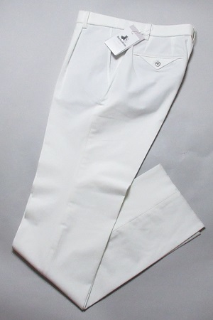  черный & белый Golf водоотталкивающий стрейч 1 tuck брюки / обычная цена 24200 иен /W82/BGF5100CA/ новый товар / "теплый" белый 
