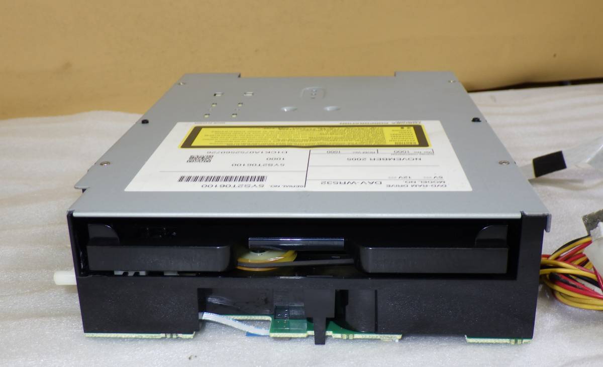 TOSHIBA AK-V100 DVDレコーダー 用 純正 DAV-WR532 DVDレコーダー ドライブ 動作品保証#MM80309_画像4